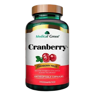 Cranberry Fruit 100 Cápsulas Medical Green 