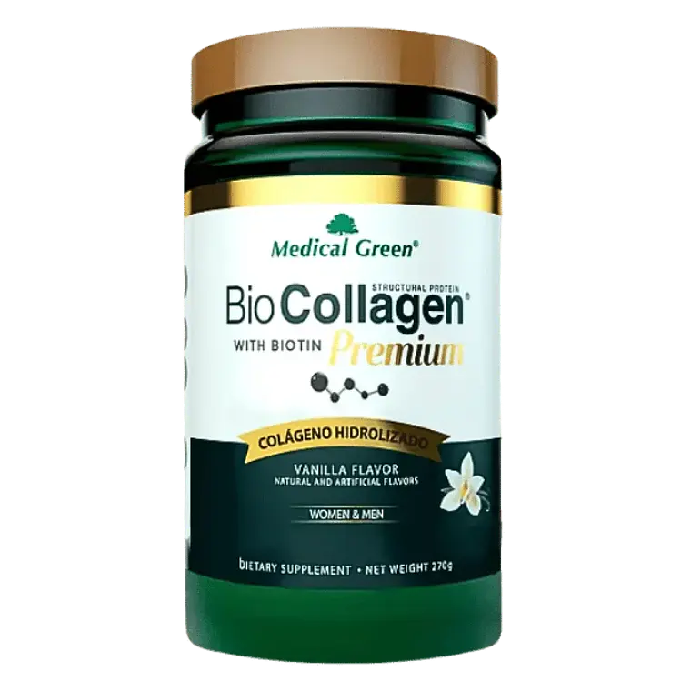 BioCollagen con Biotina Premium 270 Grs Medical Green 1