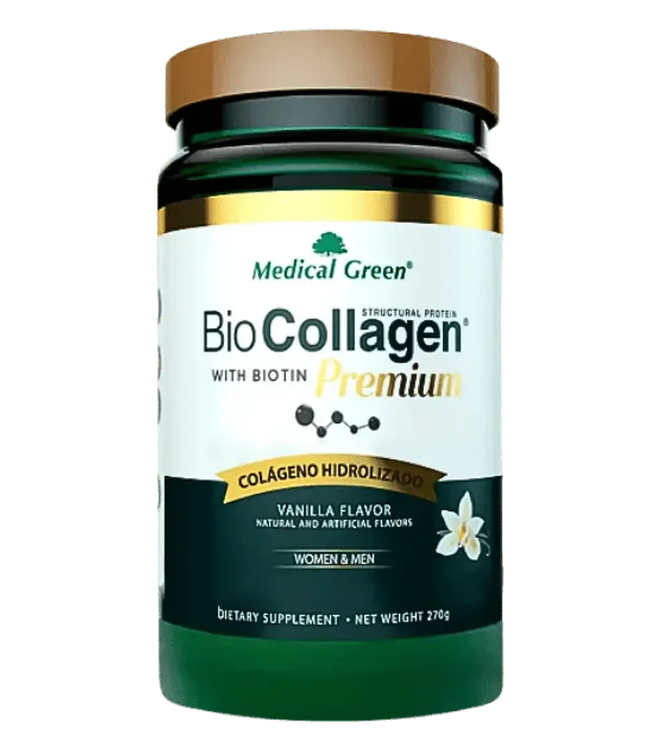 BioCollagen con Biotina Premium 270 Grs Medical Green 1