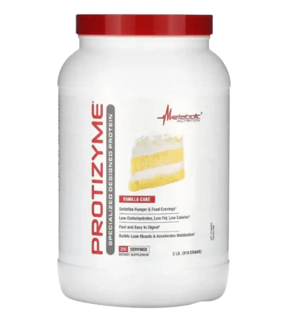 Protizyme Vainilla Cake 2 libras Metabolic Nutrition  1