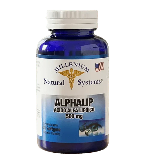 Alphalip Acido Alfa Lipoico 500 mg Natural System 60 Softgels