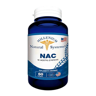 Nac N Acetyl Cisteine 60 Softgels Millenium Natural System