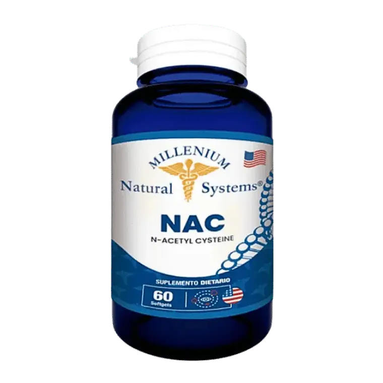 Nac N Acetyl Cisteine 60 Softgels Millenium Natural System 1