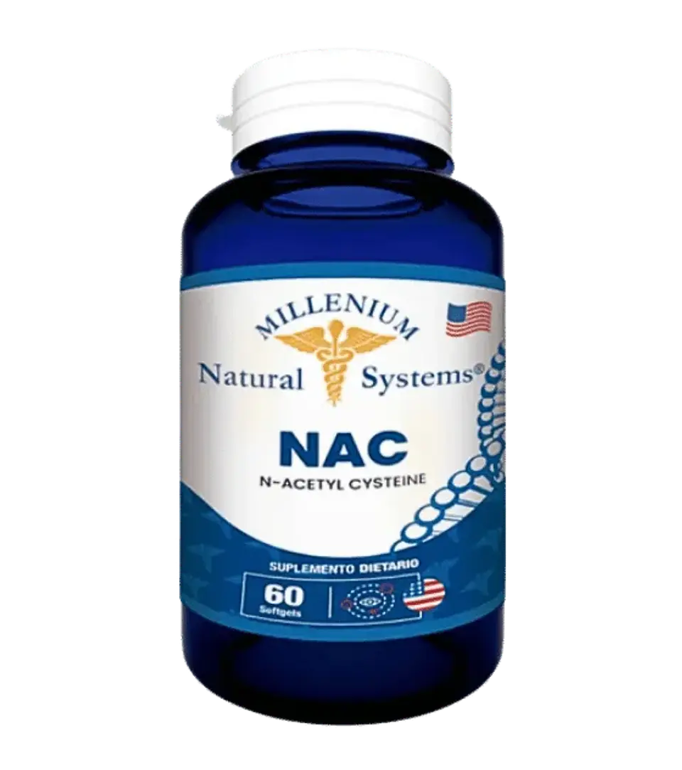 Nac N Acetyl Cisteine 60 Softgels Millenium Natural System 1