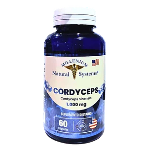 Cordyceps Sinensis 1000 mg 60 Cápsulas Millenium Natural System 