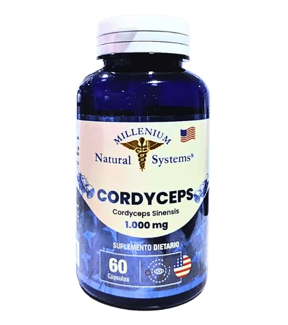 Cordyceps Sinensis 1000 mg 60 Cápsulas Millenium Natural System  1