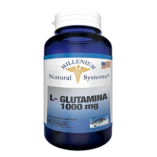 L Glutamina 1000 mg 60 Softgels Millenium Natural Systems