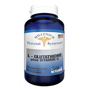 L-Glutathione Plus Vitamina C 90 Cápsulas Natural Systems