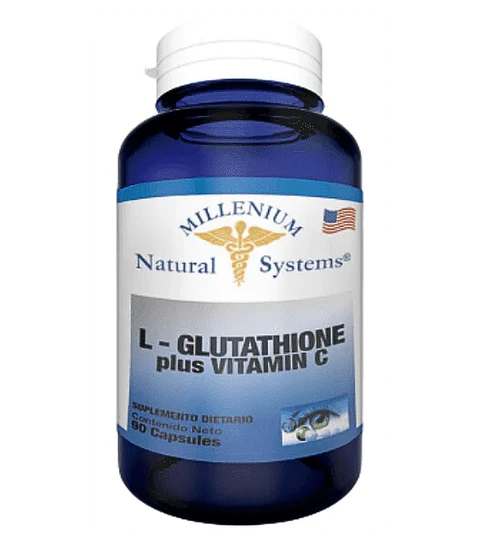 L-Glutathione Plus Vitamina C 90 Cápsulas Natural Systems