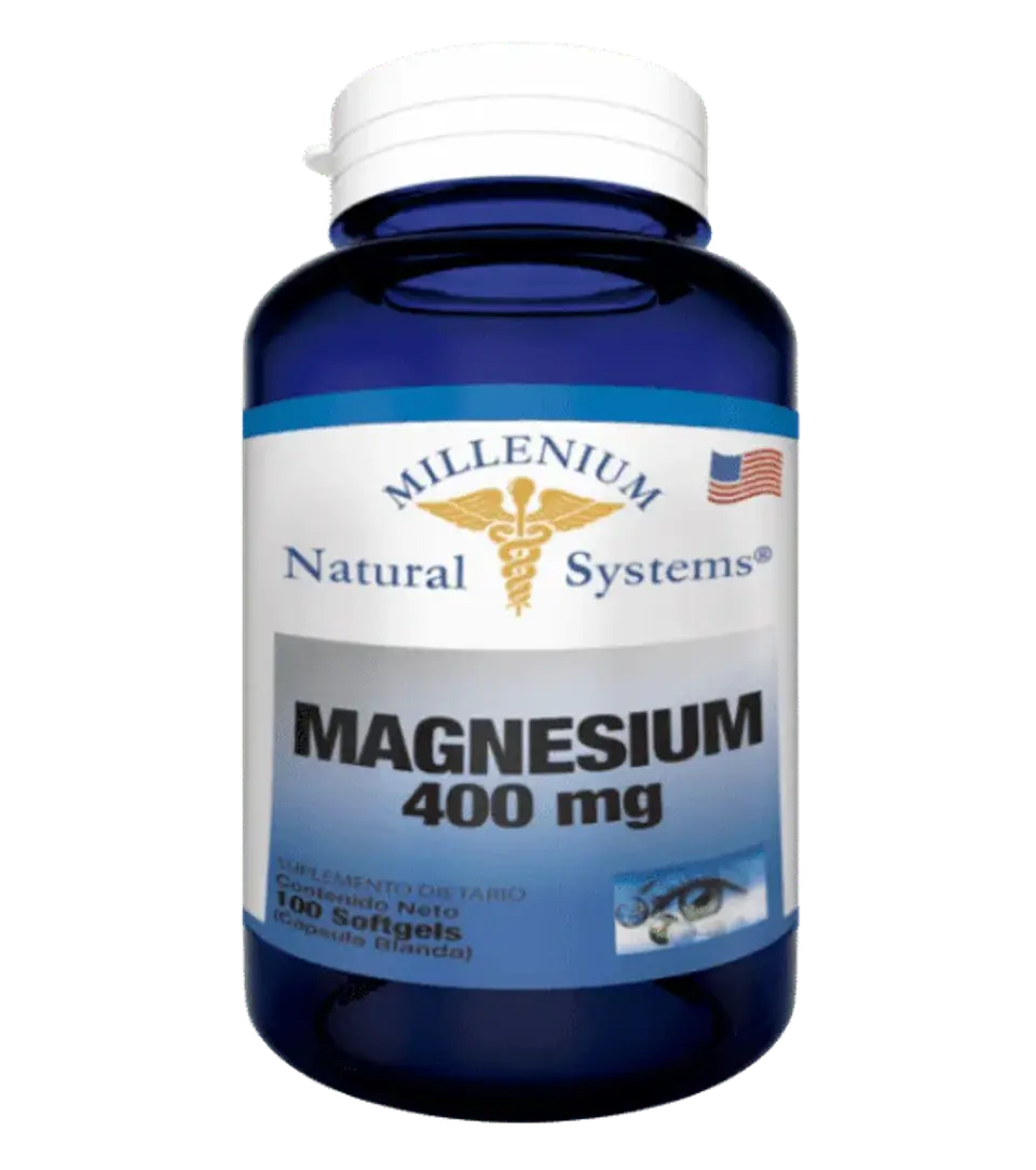Magnesium 400 mg Natural Systems 100 Softgels 1