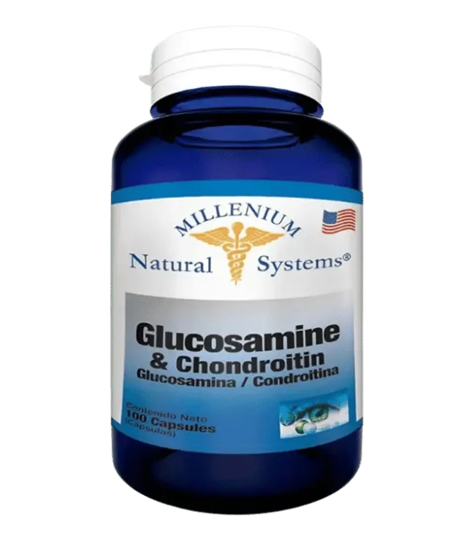 Glucosamina y Chondroitina 100 Cápsulas Natural Systems 1