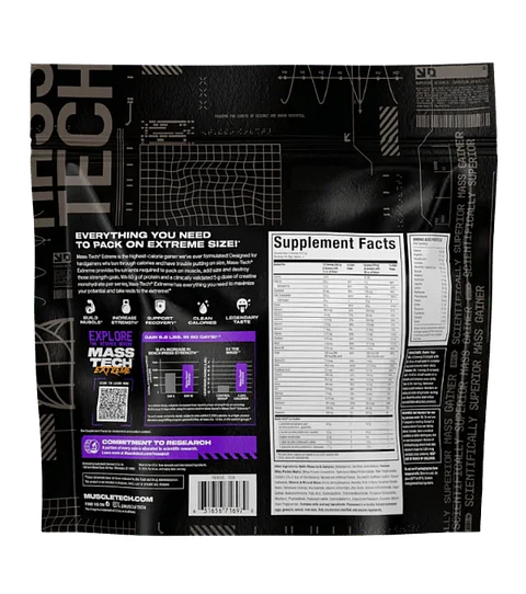 Mass tech Xtreme 2000 6 libras Muscletech Vainilla