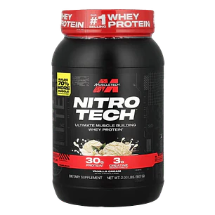 Nitro Tech 2 libras Muscletech Proteina Whey 