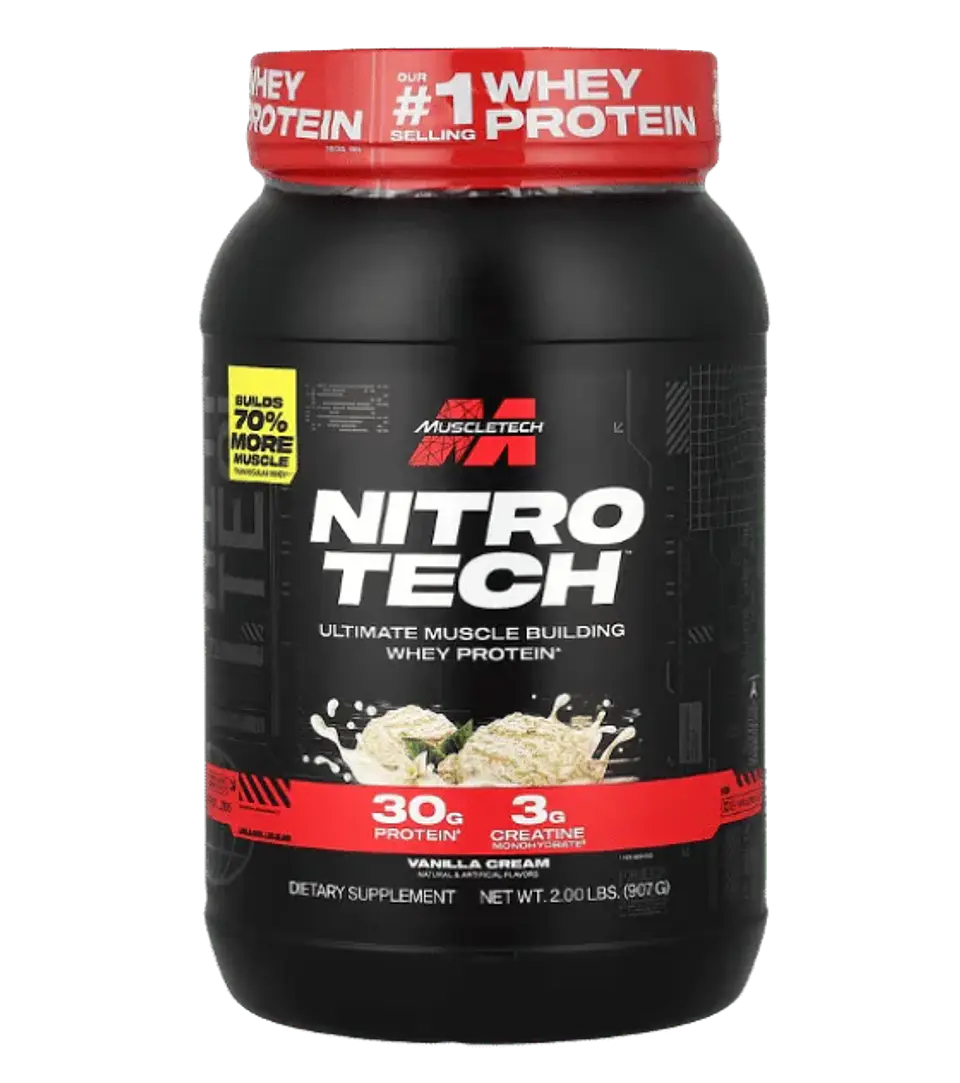 Nitro Tech 2 libras Muscletech Proteina Whey  1