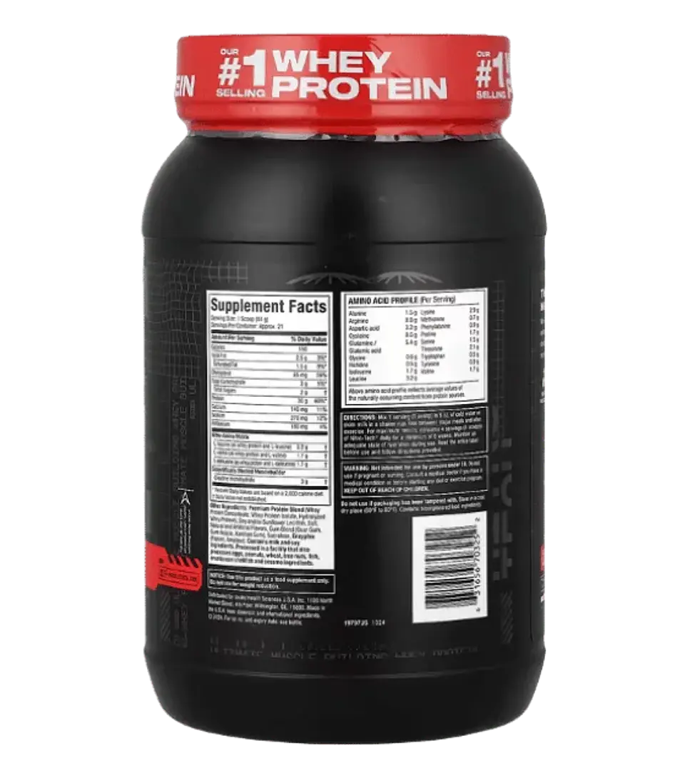 Nitro Tech 2 libras Muscletech Proteina Whey  2