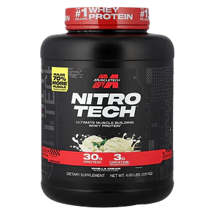 Nitro Tech 4 libras Muscletech Proteina 