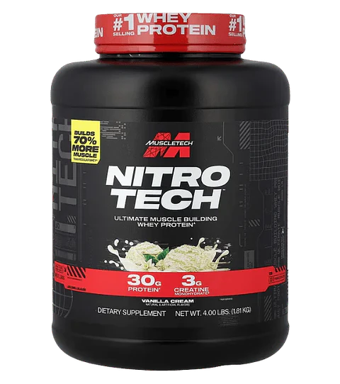 Nitro Tech 4 libras Muscletech Proteina 