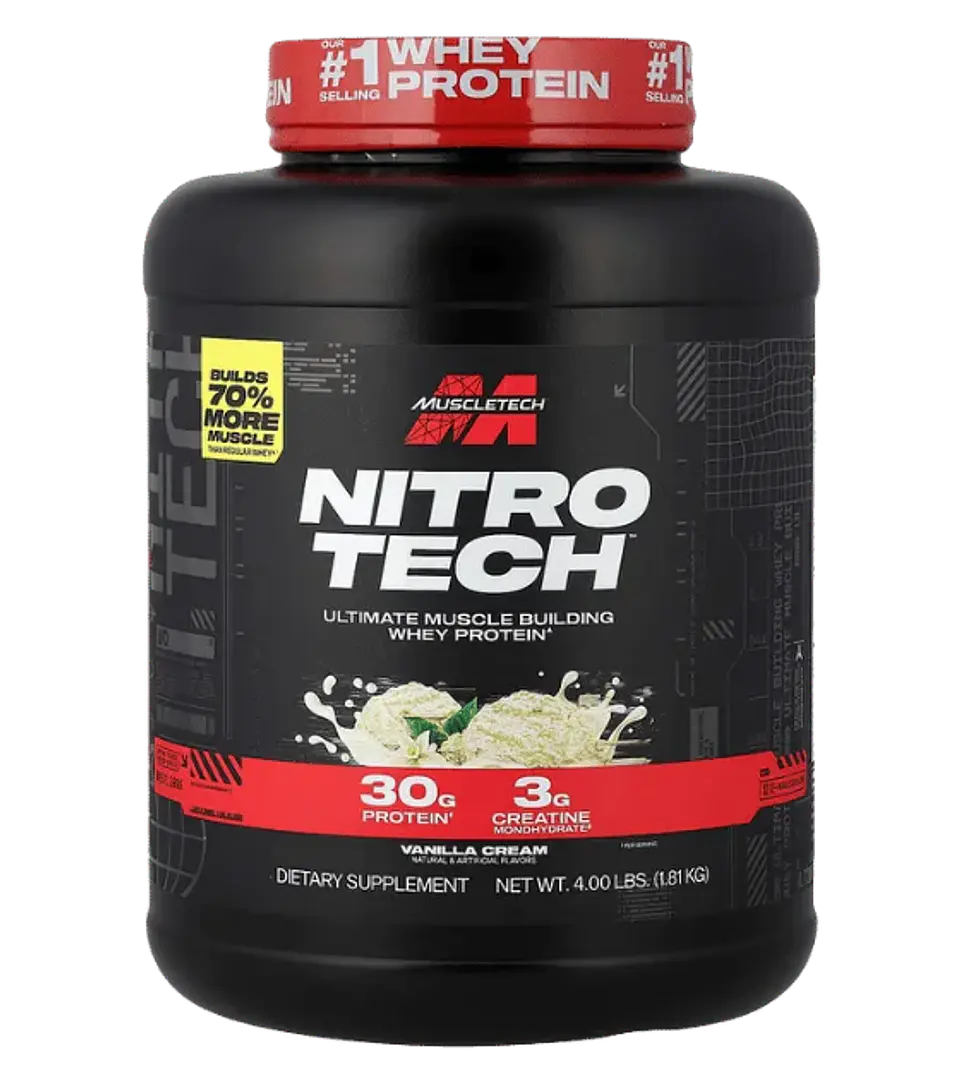 Nitro Tech 4 libras Muscletech Proteina  1