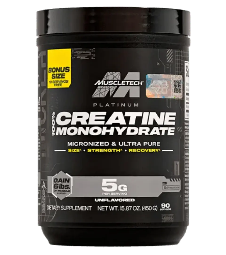 Creatina Platinum Muscletech 400 gramos 80 servicios 1