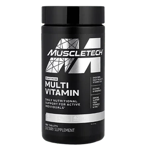 Platinum Multivitamin 180 Tabletas Muscletech