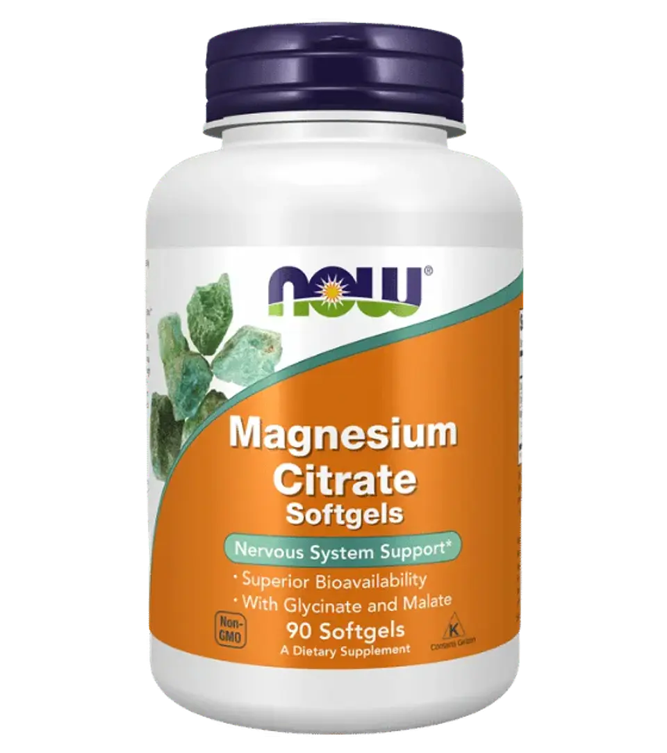 Magnesium Citrate 400 mg Now 90 softgels 1