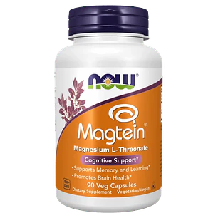 Magtein Magnesium L-Threonate Now  90 Capsulas