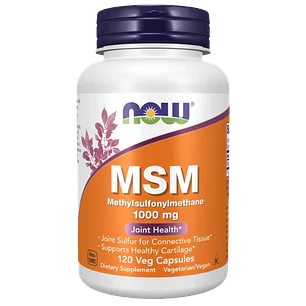 MSM Methylsulfonylmethane 1000 mg 120 Cápsulas Now