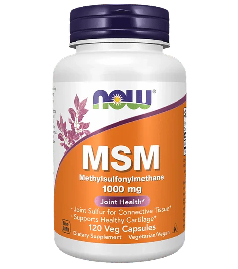 MSM Methylsulfonylmethane 1000 mg 120 Cápsulas Now