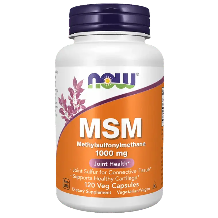 MSM Methylsulfonylmethane 1000 mg 120 Cápsulas Now 1