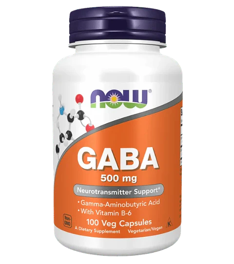 GABA 500 mg Now 100 Capsulas