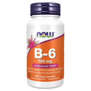 B6 100 mg Cadiovascular Health Now 