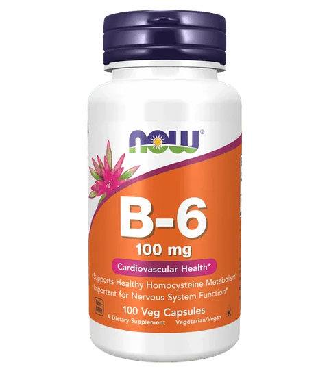 B6 100 mg Cadiovascular Health Now 