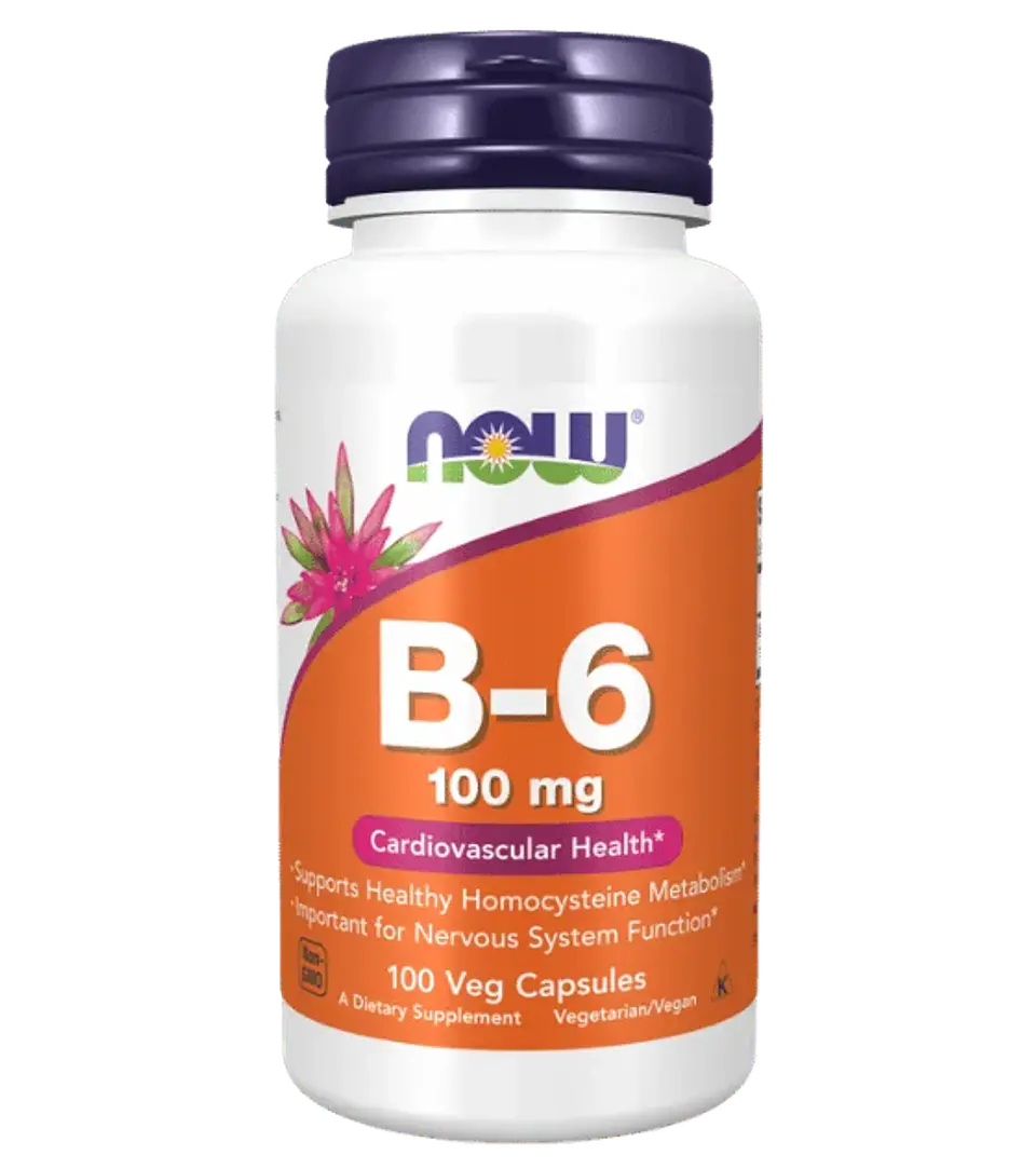 B6 100 mg Cadiovascular Health Now  1