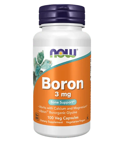 Boron 3 mg Now Foods 100 Capsulas