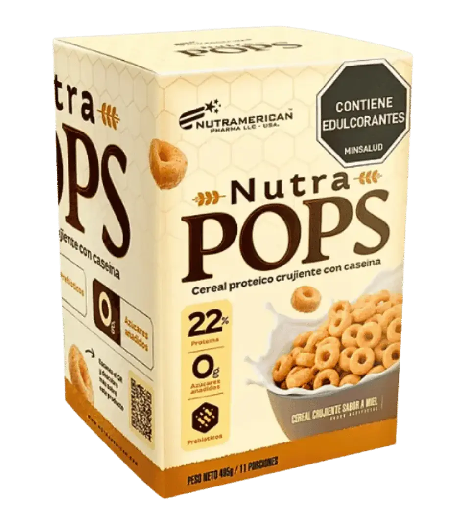 Nutra Pops Cereal de Proteina485 gr Nutramerican 1
