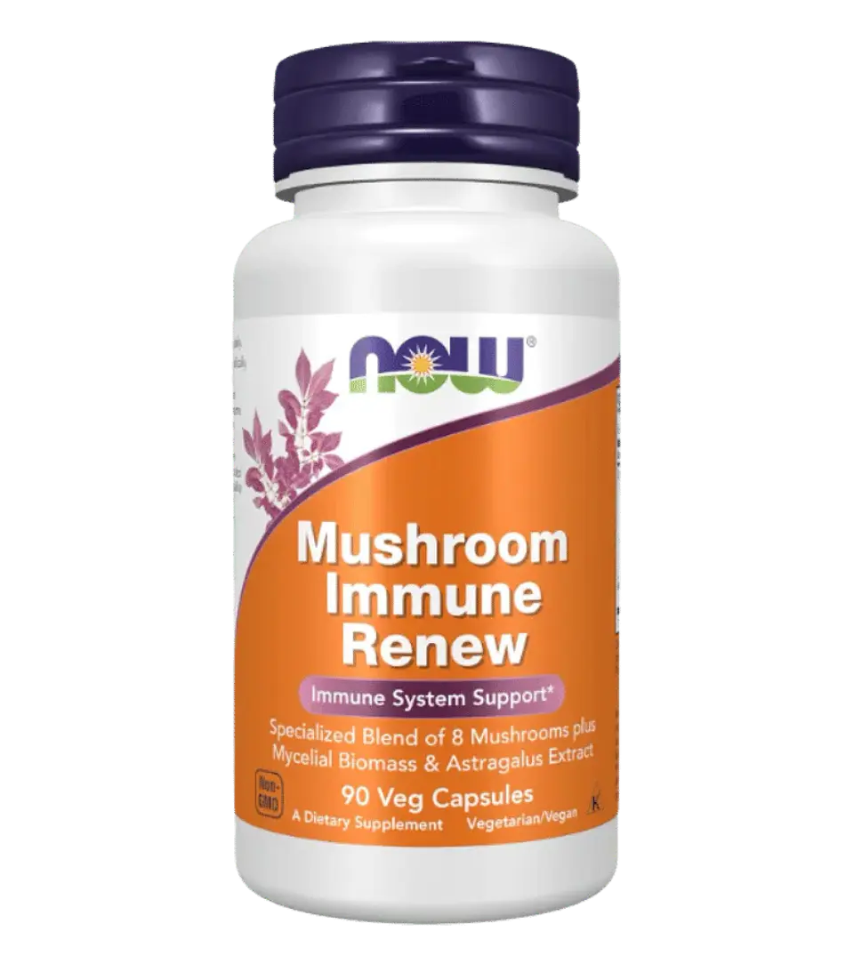 Mushroom Immune Renew 90 Cápsulas Now 1