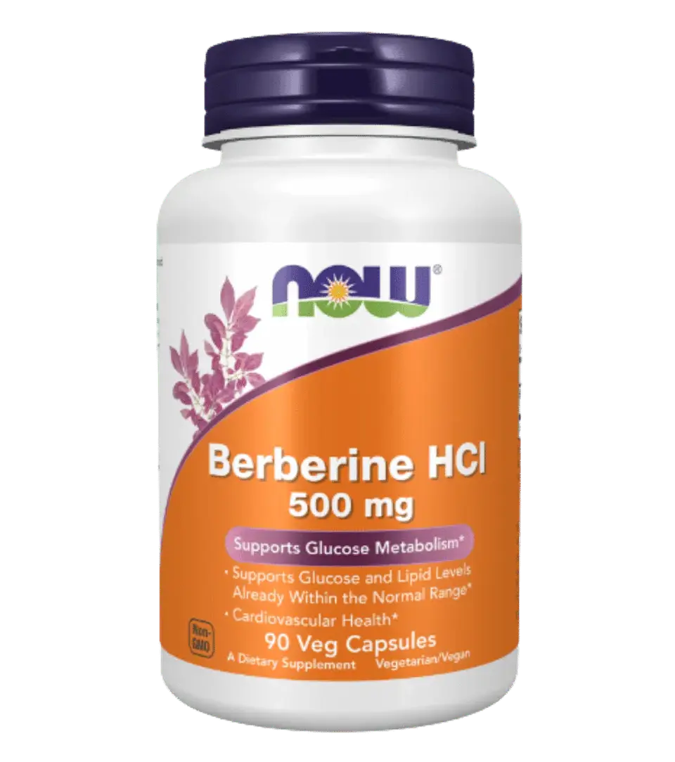 Berberina HCL 500 mg Now 90 Cápsulas 1
