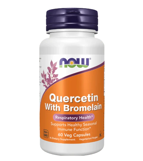 Quercetina con Bromelina NOW 60 Cápsulas
