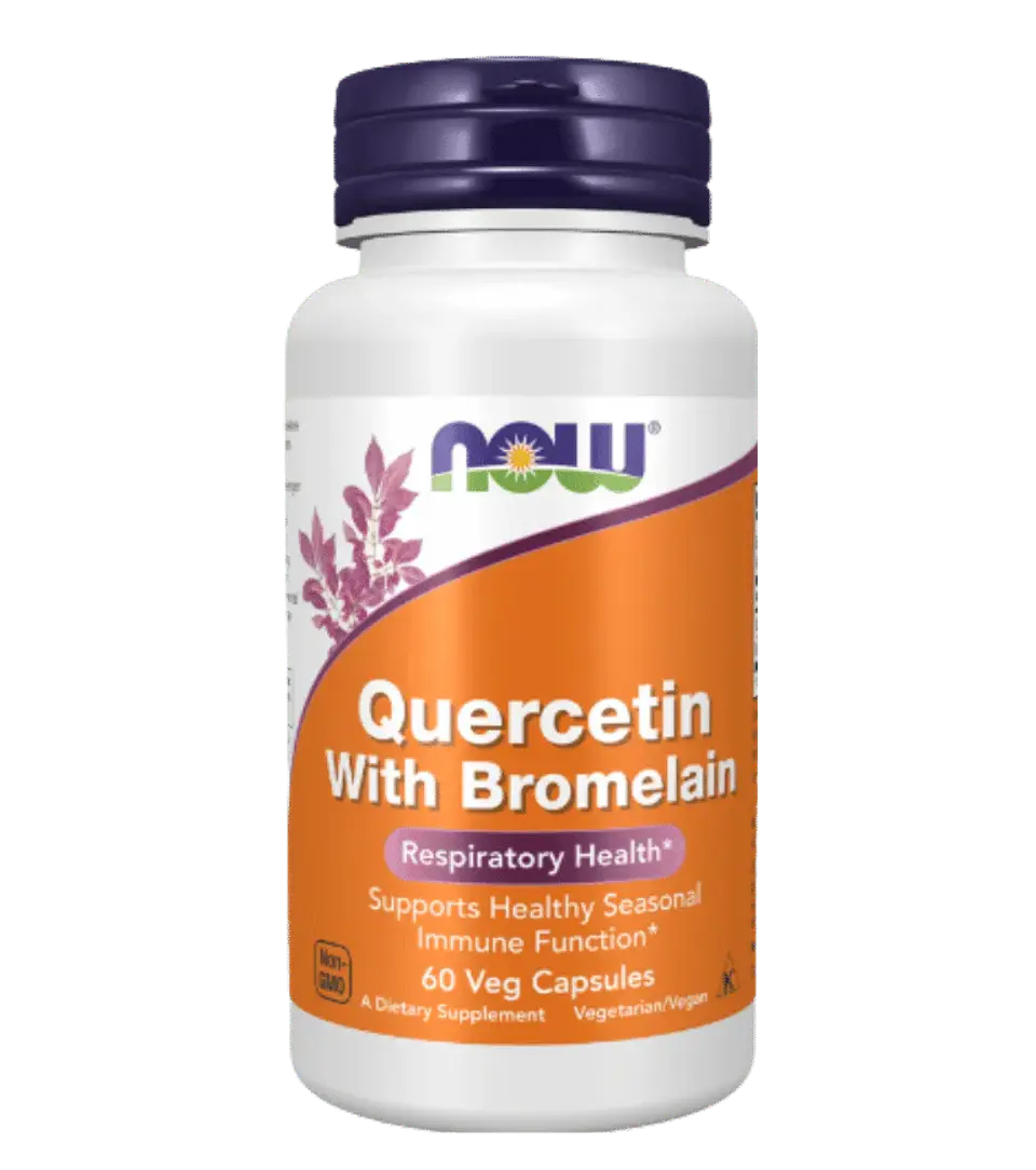 Quercetina con Bromelina NOW 60 Cápsulas 1