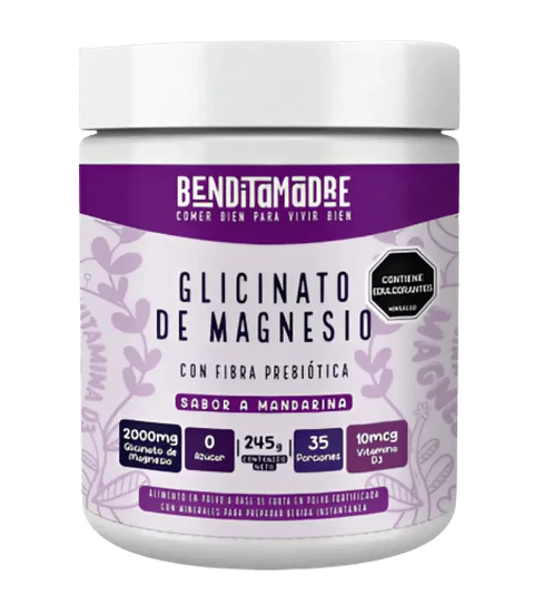 Glicinato de Magnesio 245 gr Benditamadre