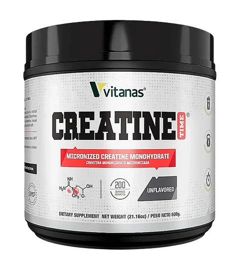 Creatina Time Monohidrato 600 gramos Vitanas 