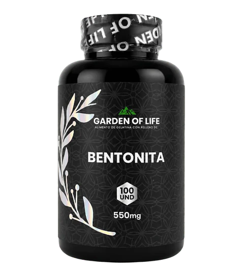 Bentonita  550 mg 100 unidades Garden Of Life