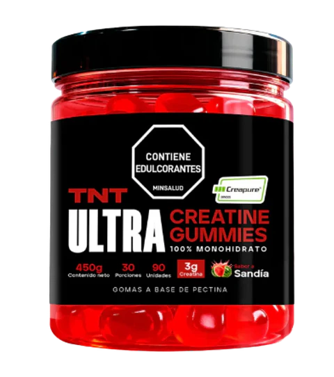 Ultra creatina gummies 100% monohidrato 450 g TNT 