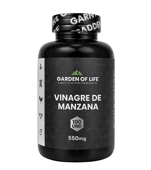 Vinagre de Manzana 550 mg 100 Cápsulas Garden of Life