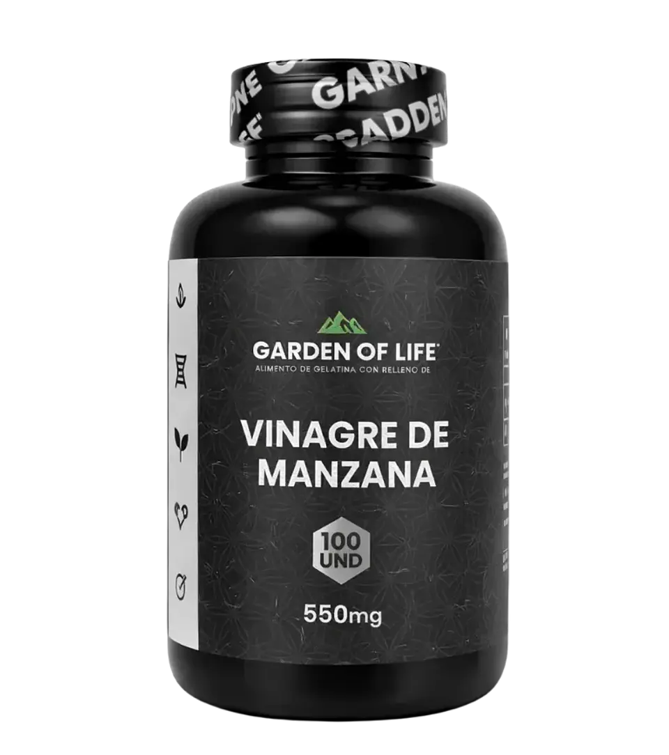 Vinagre de Manzana 550 mg 100 Cápsulas Garden of Life 1