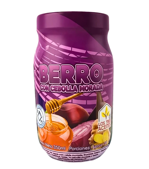Berro Con Cebolla Morada 350 ml Los Tres Aceites  