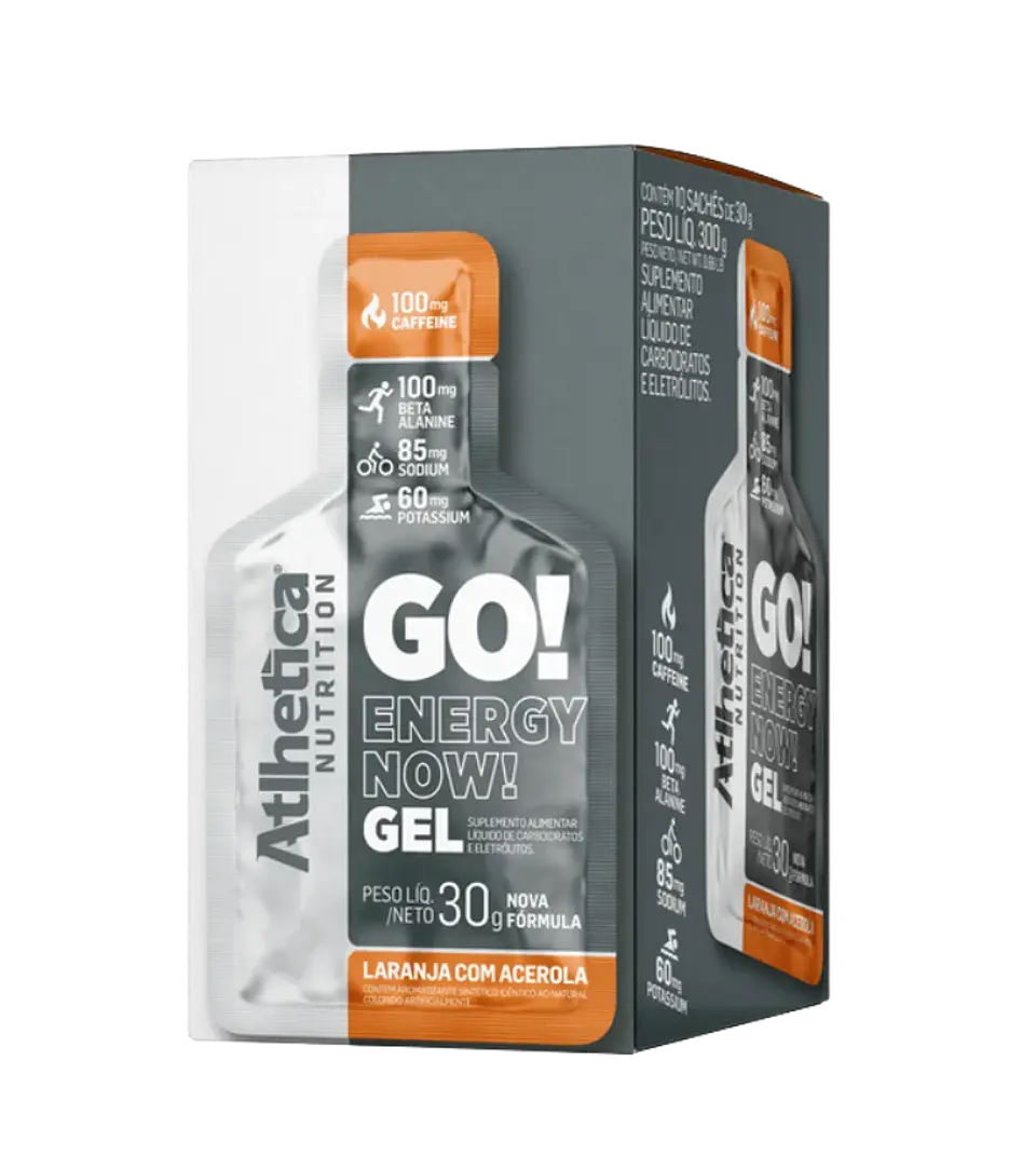 Gel Energético GO! Energy Now Naranja con Acerola 30 g Atlhetica Nutrition 1