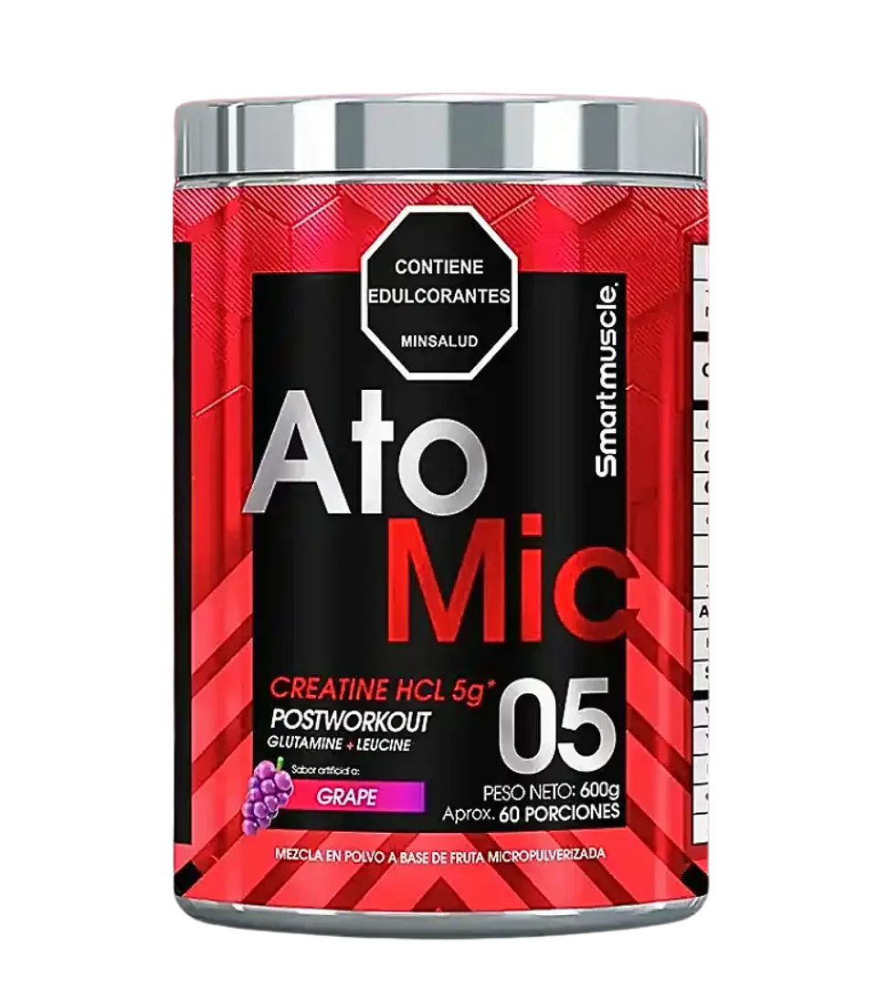 Atomic Creatina HCL Uva 600 gr Smart Muscle 1
