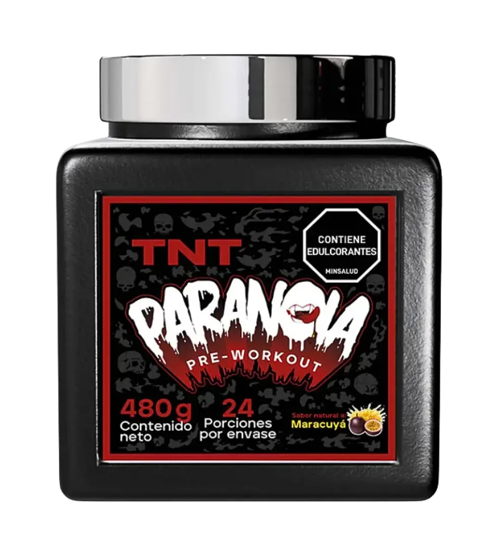  Paranoia Pre Entreno 480 g Maracuya TNT 1