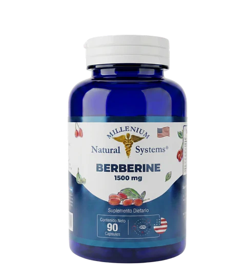 Berberina 1500 mg 90 Cápsulas Millenium Natural Systems